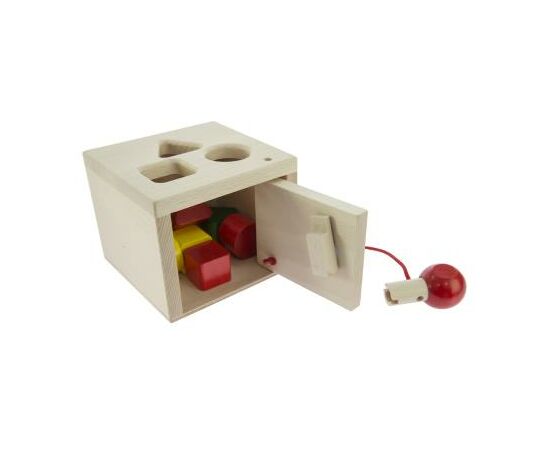 Розвиваюча іграшка Nic cортер деревянный Сейф (NIC64558), зображення 5 Розвиваюча іграшка Nic cортер деревянный Сейф (NIC64558), зображення 5