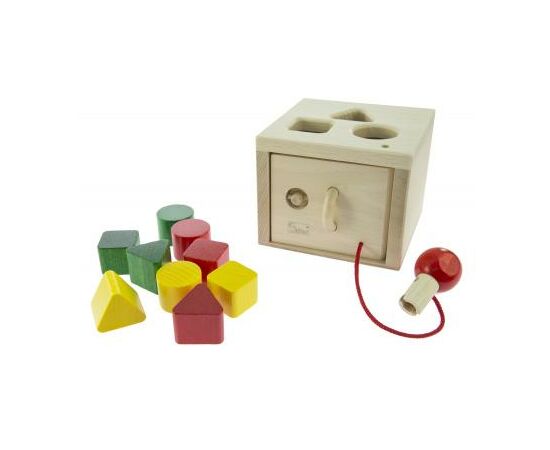 Розвиваюча іграшка Nic cортер деревянный Сейф (NIC64558), зображення 6 Розвиваюча іграшка Nic cортер деревянный Сейф (NIC64558), зображення 6