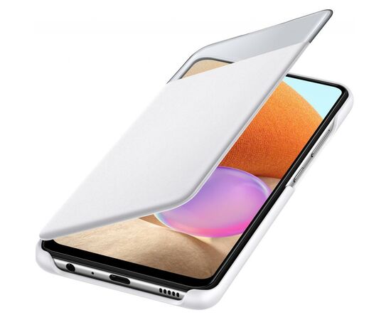 Чехол для мобильного телефона Samsung S View Wallet Cover Galaxy A32 (A325) White (EF-EA325PWEGRU), изображение 3 Чехол для мобильного телефона Samsung S View Wallet Cover Galaxy A32 (A325) White (EF-EA325PWEGRU), изображение 3