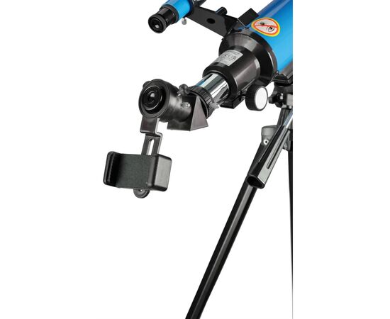 Телескоп Bresser Junior 70/400 Blue з адаптером для смартфона + рюкзак (8850610WX) (930857), изображение 3 Телескоп Bresser Junior 70/400 Blue з адаптером для смартфона + рюкзак (8850610WX) (930857), изображение 3