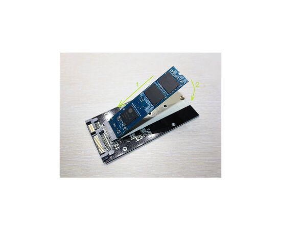 Адаптер Dynamode 2.5'''' SATA to M.2 (NGFF) SSD 22*30mm, 22*42mm, 22*60mm, 22*80mm (S103-1N), изображение 9 Адаптер Dynamode 2.5'''' SATA to M.2 (NGFF) SSD 22*30mm, 22*42mm, 22*60mm, 22*80mm (S103-1N), изображение 9