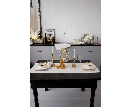 Дорожка на стол Прованс Жемчужина White 40х180 см (037581), изображение 6 Дорожка на стол Прованс Жемчужина White 40х180 см (037581), изображение 6