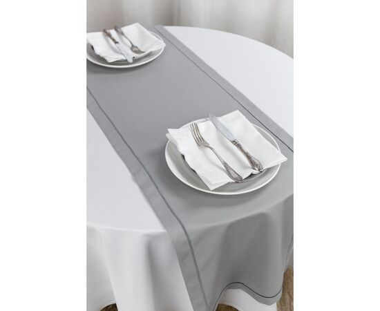 Доріжка на стіл Прованс Kelly сіра 40х200 см (033139), зображення 2 Доріжка на стіл Прованс Kelly сіра 40х200 см (033139), зображення 2