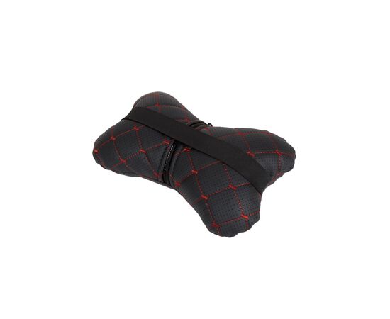 Подушка EVAtech ECO 27х16 см чорна з червоною ниткою (SPCRBR), зображення 6 Подушка EVAtech ECO 27х16 см чорна з червоною ниткою (SPCRBR), зображення 6