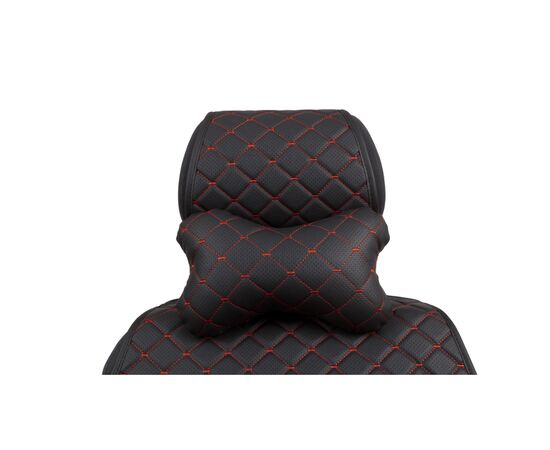 Подушка EVAtech ECO 27х16 см чорна з червоною ниткою (SPCRBR), зображення 7 Подушка EVAtech ECO 27х16 см чорна з червоною ниткою (SPCRBR), зображення 7