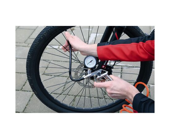 Пистолет для подкачки колес Einhell со стальным переходником, max 8бар, 1/4'' (4137000), изображение 2