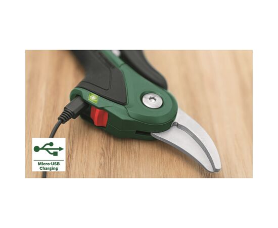 Секатор Bosch EasyPrune, 3.6В, до 25мм, 0.49кг (0.600.8B2.102), зображення 4 Секатор Bosch EasyPrune, 3.6В, до 25мм, 0.49кг (0.600.8B2.102), зображення 4