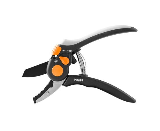 Секатор Neo Tools контактний, d різу 18мм, 200мм, 240г (15-203)