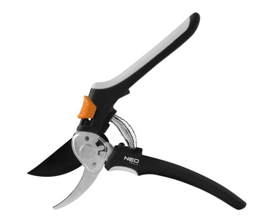 Секатор Neo Tools площинний, d різу 18мм, 200мм, 206г (15-204)