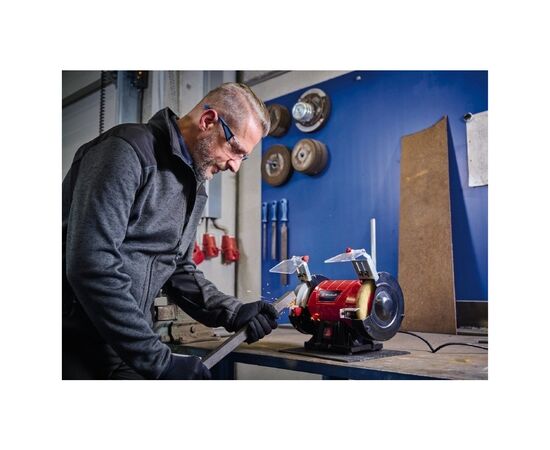 Точильный станок Einhell TC-BG 150B, 350Вт, 2980об/мин, 7.9кг (4412634), изображение 2 Точильный станок Einhell TC-BG 150B, 350Вт, 2980об/мин, 7.9кг (4412634), изображение 2