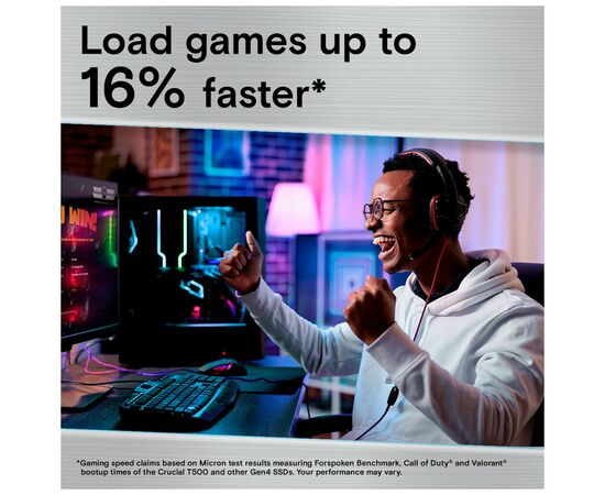 Накопитель SSD M.2 2280 500GB T500 Micron (CT500T500SSD8), изображение 4 Накопитель SSD M.2 2280 500GB T500 Micron (CT500T500SSD8), изображение 4