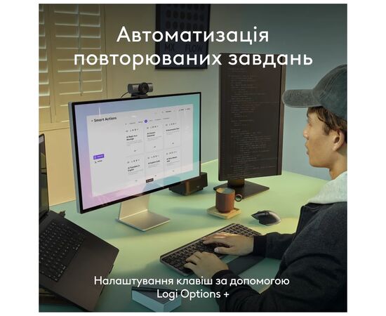 Клавиатура Logitech MX Keys S для MAC Bluetooth/Wireless UA Pale Grey (920-011638), изображение 7 Клавиатура Logitech MX Keys S для MAC Bluetooth/Wireless UA Pale Grey (920-011638), изображение 7