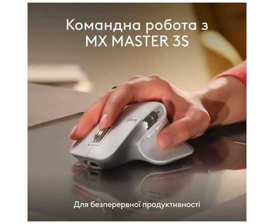 Клавиатура Logitech MX Keys S для MAC Bluetooth/Wireless UA Pale Grey (920-011638), изображение 9 Клавиатура Logitech MX Keys S для MAC Bluetooth/Wireless UA Pale Grey (920-011638), изображение 9