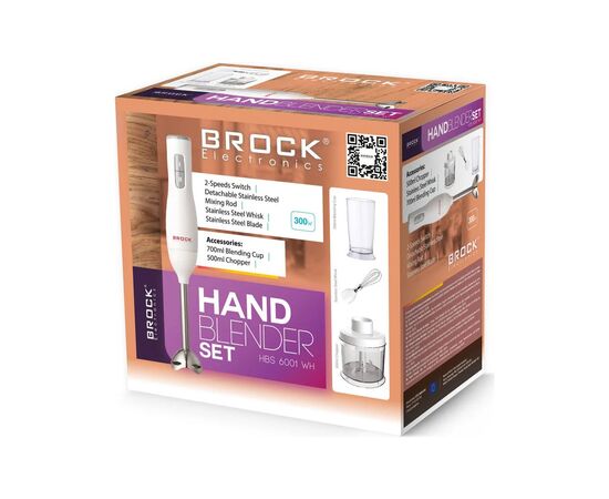 Блендер Brock HBS 6001 WH, изображение 4 Блендер Brock HBS 6001 WH, изображение 4