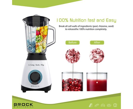 Блендер Brock BL 1501 WH, изображение 6 Блендер Brock BL 1501 WH, изображение 6
