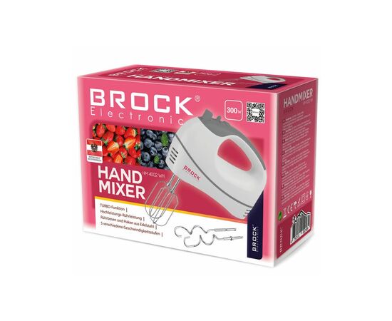 Миксер Brock HM 4002 WH, изображение 2 Миксер Brock HM 4002 WH, изображение 2