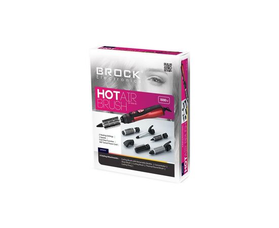 Фен-щетка Brock HS 9006 RD, изображение 2 Фен-щетка Brock HS 9006 RD, изображение 2