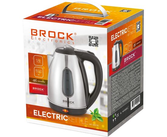 Электрочайник Brock WK 0601 SS, изображение 2 Электрочайник Brock WK 0601 SS, изображение 2
