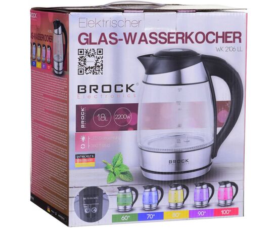 Электрочайник Brock WK 2106 LL, изображение 5 Электрочайник Brock WK 2106 LL, изображение 5