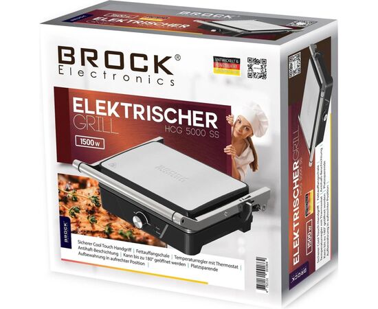 Электрогриль Brock HCG 5000 SS, изображение 9 Электрогриль Brock HCG 5000 SS, изображение 9