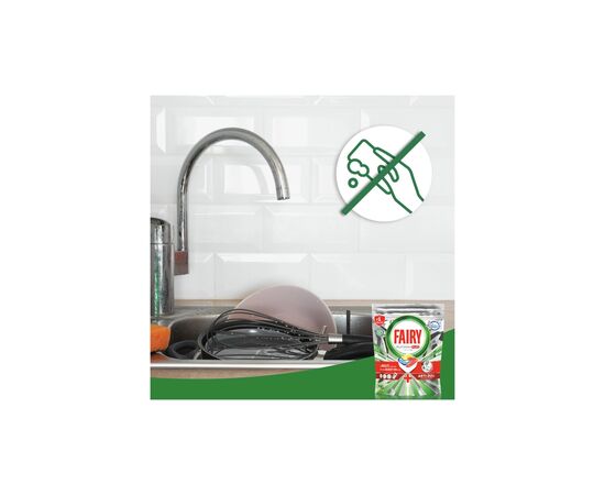 Таблетки для посудомоечных машин Fairy Platinum Plus All in One Lemon 71 шт. (8700216236126), изображение 2 Таблетки для посудомоечных машин Fairy Platinum Plus All in One Lemon 71 шт. (8700216236126), изображение 2