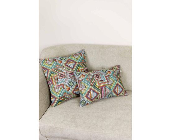 Подушка Прованс декоративная MixPrint 502 геометрия 45х45 см (029871), изображение 3 Подушка Прованс декоративная MixPrint 502 геометрия 45х45 см (029871), изображение 3