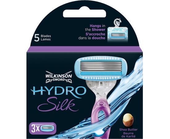 Сменные кассеты Wilkinson Sword Hydro Silk 3 шт. (4027800006007)