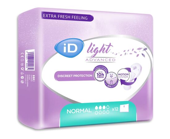 Урологические прокладки ID Light Normal 12 шт. (5414874002032), изображение 2 Урологические прокладки ID Light Normal 12 шт. (5414874002032), изображение 2