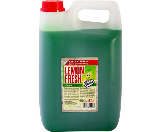 Засіб для ручного миття посуду Lemon Fresh Лайм 5 л (4820167000172)