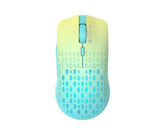 Мишка Xtrike ME GW-121 Bluetooth RGB Blue/Yellow (GW-121GN)