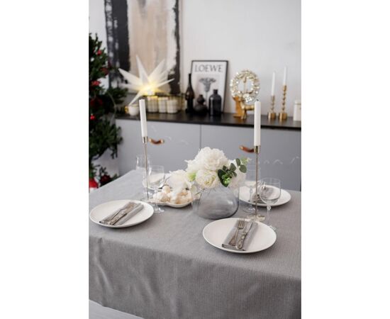 Скатерть Прованс праздничная Жемчужина Silver 132х120 см (037590), изображение 2 Скатерть Прованс праздничная Жемчужина Silver 132х120 см (037590), изображение 2