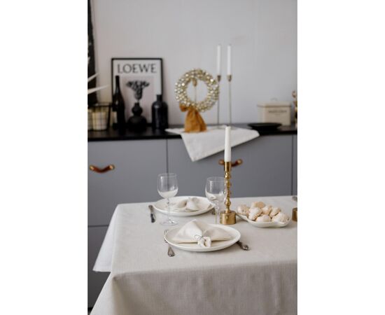 Скатерть Прованс праздничная Жемчужина White 132х120 см (037592), изображение 8 Скатерть Прованс праздничная Жемчужина White 132х120 см (037592), изображение 8