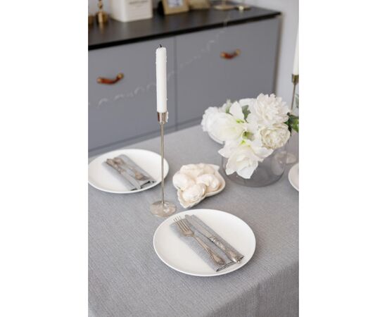 Скатерть Прованс праздничная Жемчужина Silver 132х180 см (037594), изображение 3 Скатерть Прованс праздничная Жемчужина Silver 132х180 см (037594), изображение 3