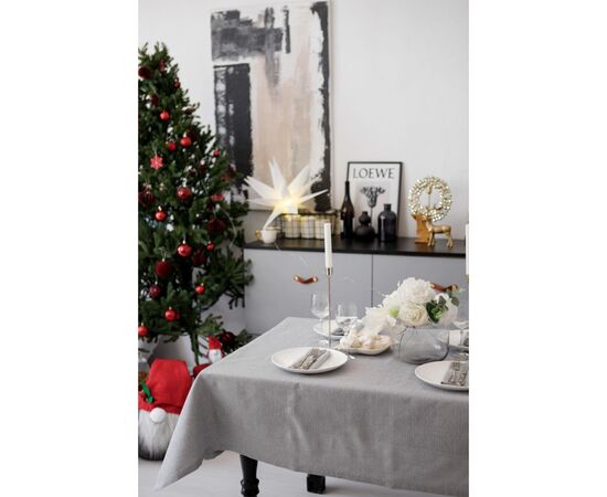 Скатерть Прованс праздничная Жемчужина Silver 132х180 см (037594), изображение 8 Скатерть Прованс праздничная Жемчужина Silver 132х180 см (037594), изображение 8