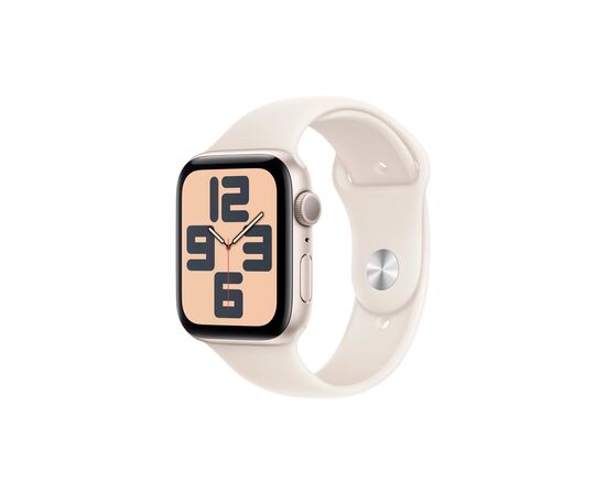 Смарт-часы Apple Watch SE 2024 GPS 40mm Starlight Aluminium Case with Starlight Sport Band - M/L (MXEG3QH/A)
