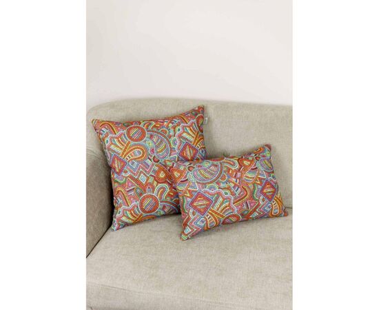 Подушка Прованс декоративная MixPrint 503 мозаика 30х45 см (029884), изображение 3 Подушка Прованс декоративная MixPrint 503 мозаика 30х45 см (029884), изображение 3