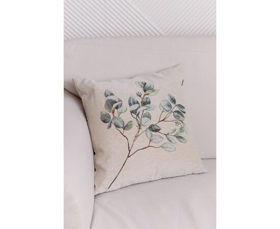 Подушка Прованс гобеленовая декоративная Ветка Эвкалипта 45х45 см (035500), изображение 2 Подушка Прованс гобеленовая декоративная Ветка Эвкалипта 45х45 см (035500), изображение 2