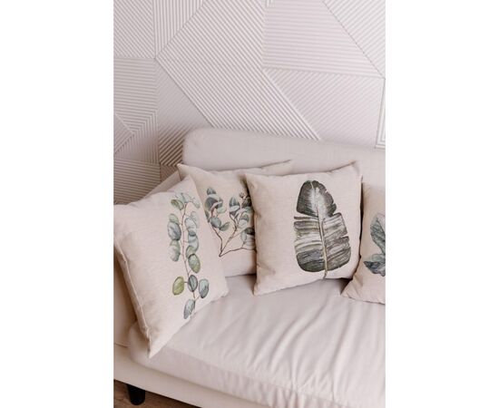 Подушка Прованс гобеленовая декоративная Ветка Эвкалипта 45х45 см (035500), изображение 4 Подушка Прованс гобеленовая декоративная Ветка Эвкалипта 45х45 см (035500), изображение 4