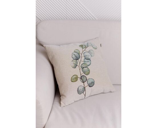 Подушка Прованс гобеленовая декоративная Herbal Эвкалипт 45х45 см (035496), изображение 2 Подушка Прованс гобеленовая декоративная Herbal Эвкалипт 45х45 см (035496), изображение 2