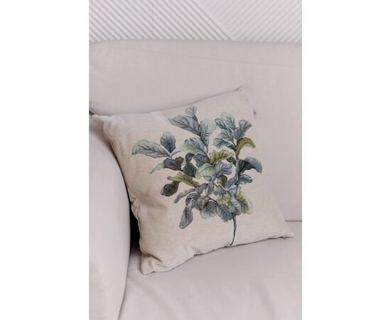 Подушка Прованс гобеленовая декоративная Herbal Фисташка 45х45 см (035504), изображение 2 Подушка Прованс гобеленовая декоративная Herbal Фисташка 45х45 см (035504), изображение 2