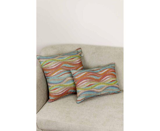 Подушка Прованс декоративная MixPrint 501 волна 45х45 см (029874), изображение 3 Подушка Прованс декоративная MixPrint 501 волна 45х45 см (029874), изображение 3