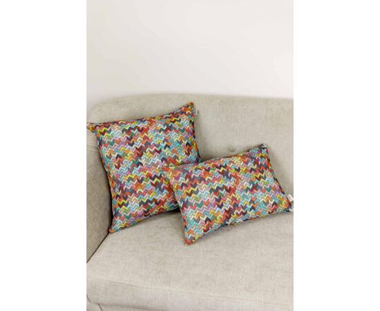 Подушка Прованс декоративная MixPrint 504 зигзаг 45х45 см (029870), изображение 2 Подушка Прованс декоративная MixPrint 504 зигзаг 45х45 см (029870), изображение 2