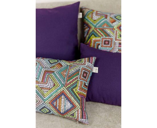 Подушка Прованс декоративная Фиолет 45х45 см (029878), изображение 4 Подушка Прованс декоративная Фиолет 45х45 см (029878), изображение 4