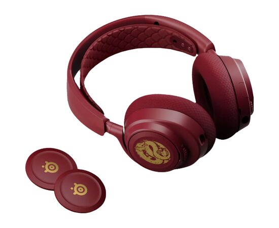 Наушники SteelSeries Arctis Nova 7 Wireless Dragon Edition Red (61557), изображение 7 Наушники SteelSeries Arctis Nova 7 Wireless Dragon Edition Red (61557), изображение 7