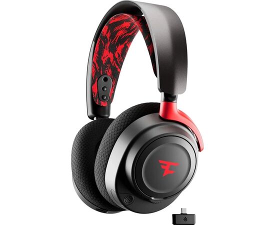 Наушники SteelSeries Arctis Nova 7 Wireless Faze Clan Black (61556), изображение 2 Наушники SteelSeries Arctis Nova 7 Wireless Faze Clan Black (61556), изображение 2