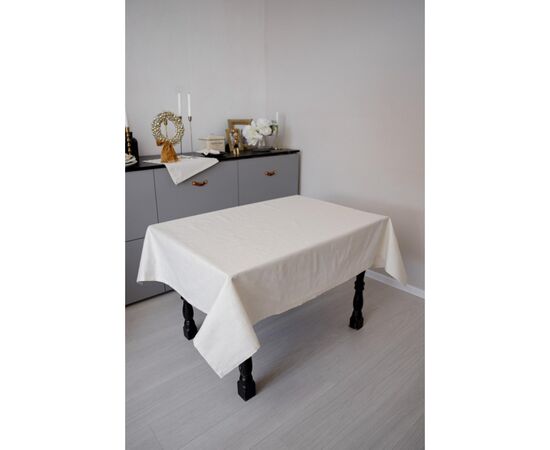 Скатертина Прованс святкова Перлина White 132х220 см (037599), зображення 6
