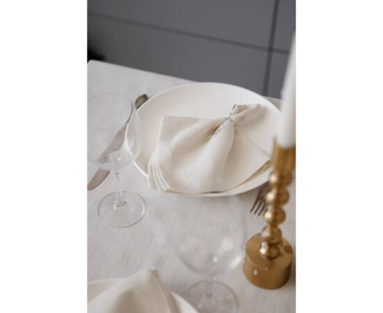 Скатертина Прованс святкова Перлина White 132х220 см (037599), зображення 7