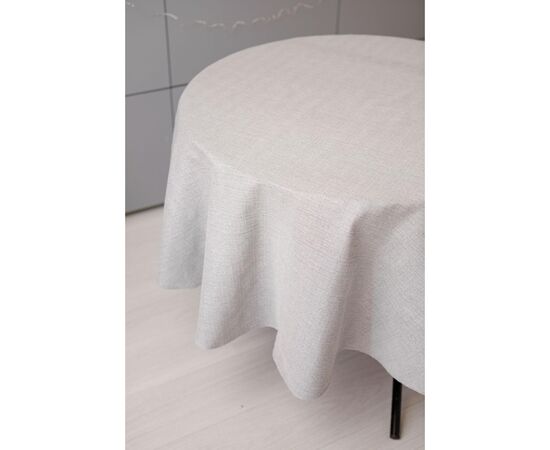 Скатерть Прованс праздничная круглая Жемчужина Silver Dх180 (037606), изображение 5 Скатерть Прованс праздничная круглая Жемчужина Silver Dх180 (037606), изображение 5