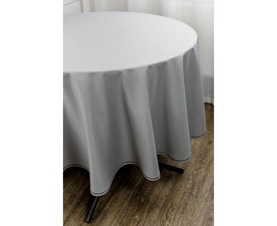 Скатерть Прованс Kelly серая D-180 (033161), изображение 2 Скатерть Прованс Kelly серая D-180 (033161), изображение 2