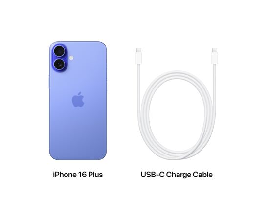 Мобильный телефон Apple iPhone 16 Plus 128GB Ultramarine (MXVX3), изображение 8 Мобильный телефон Apple iPhone 16 Plus 128GB Ultramarine (MXVX3), изображение 8